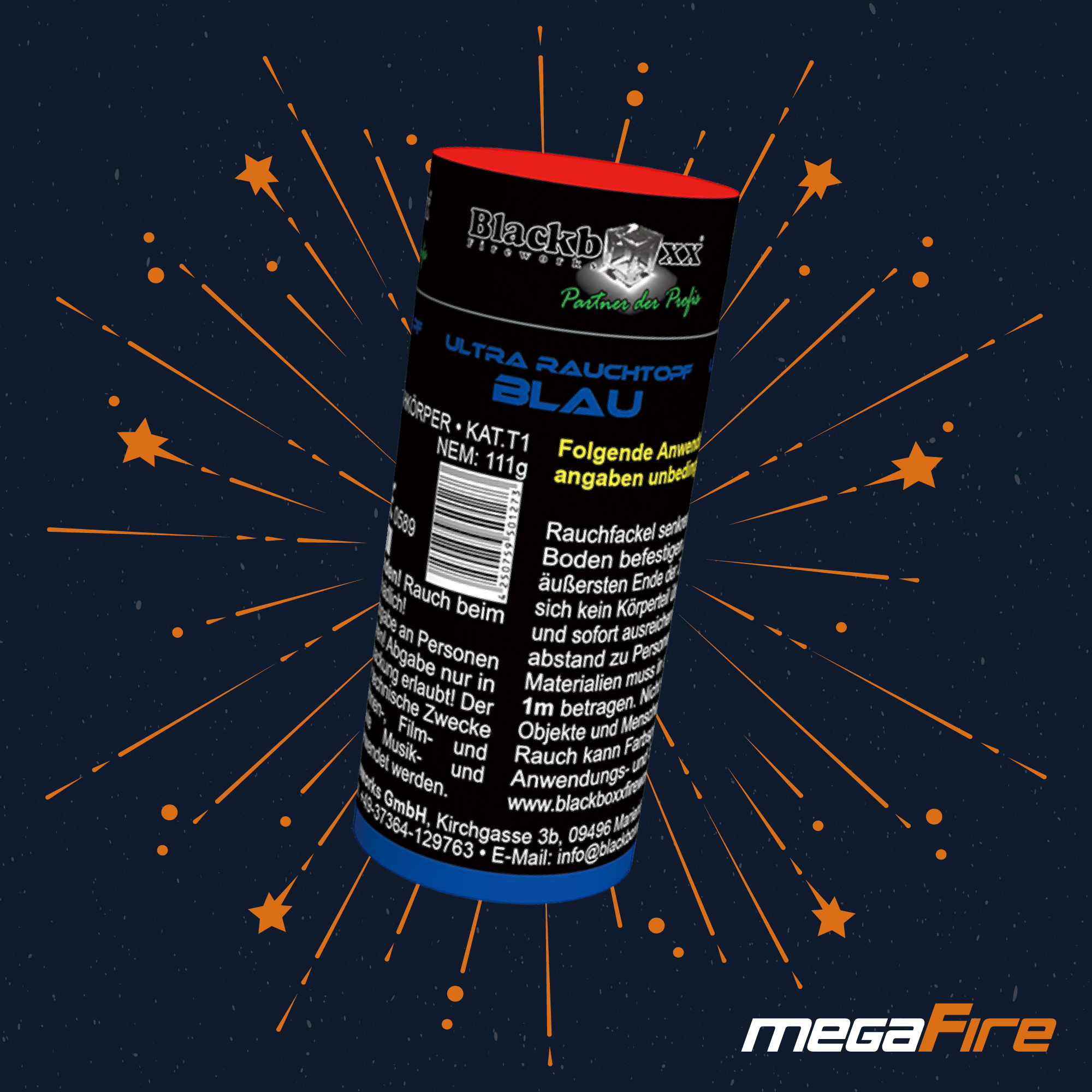 Ultra Rauchtopf  Blau